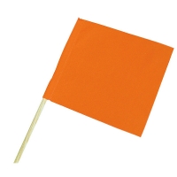 TALIAPLAST - Fanion - 40 x 50 cm orange fluo | PROLIANS