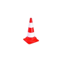 VINMER - Cône de signalisation - hauteur : 50 cm - poids : 1,1 kg | PROLIANS