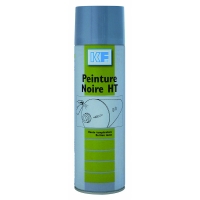 KF - Peinture en aérosol noire ht - noir - mat - 500 ml | PROLIANS