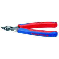 KNIPEX - Pince coupante super knips® pour l'électronique tête brunie - 130 mm avec manche bimatière | PROLIANS