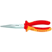 KNIPEX - Pince à bec gigogne demi rond chromée isolée 1000v 200 mm | PROLIANS