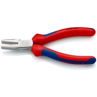 KNIPEX - Pince à bec plat 160 mm chromée avec manche bimatière | PROLIANS