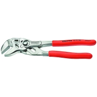 KNIPEX - Pince et clé à la fois chromée 180 mm avec manche gainé pvc | PROLIANS