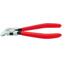 KNIPEX - Pince coupante de côté pour plastique coudé 45 degrés - 160 mm avec manche gainé pvc | PROLIANS