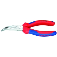 KNIPEX - Pince à bec demi rond 40 degrés chromé - longueur totale : 160 mm - longueur des becs : 50 mm | PROLIANS