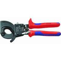 KNIPEX - Pince coupe-câble à cliquet 95 31 250 - capacité de coupe : 240 mm - longueur totale : 250 mm | PROLIANS