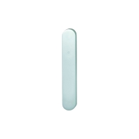 HOPPE - Plaque de porte 300m aluminium champagne f2 entraxe 195 mm aveugle | PROLIANS