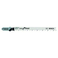 BOSCH - Lame de scie sauteuse t101d hcs - longueur 100 mm (x5) | PROLIANS