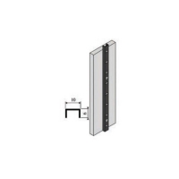 VACHETTE - Crémaillère d'agencement 1340l2000 aluminium - 2 m - satiné argent | PROLIANS