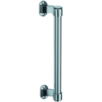 VACHETTE - Poignée de tirage rivalum aluminium poli pour porte - longueur : 245 mm - entraxe de fixation : 220 mm | PROLIANS