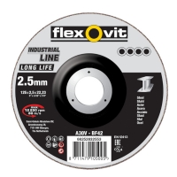 FLEXOVIT - Meule à tronçonner industrial line long life - Ø 125 mm - Épaisseur 2 mm | PROLIANS