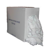 COMPAS ALAIN - Chiffon textile blanc - carton de 10 kg - vêtement | PROLIANS