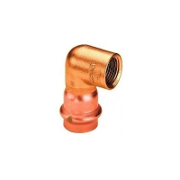 VIEGA - Coude bronze 90° ff à sertir 22142 - 1/2" - 14 mm | PROLIANS