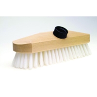 KIBROS - Brosse lave-pont bois et polypropylène blanc - 220 x 68 mm - blanc | PROLIANS