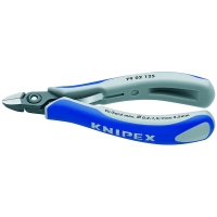 KNIPEX - Pince coupante de côté pour l'électronique de précision tête ronde 125 mm avec manche bimatière | PROLIANS