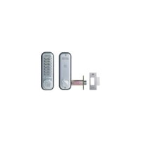 UNITECNIC - Verrou code mécanique zamak 300.11/2t - intérieur  extérieur - réversible - 35-55 mm - compatible cylindre européen - argent | PROLIANS