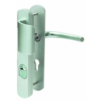 VACHETTE - Ensemble secumax p534/70 sur grande plaque - fonction : clé i - Épaisseur de porte : 40 mm - section du carré : 70 mm - entraxe : 70 mm - argent | PROLIANS