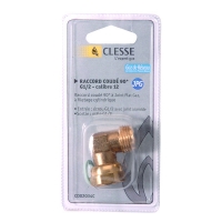 CLESSE - Raccord coudé 90° jpg à filetage cylindrique - mâle - 1/2" | PROLIANS