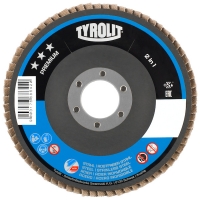 TYROLIT - Disque à lamelles premium 28a - Ø 125 mm - grain 80 | PROLIANS