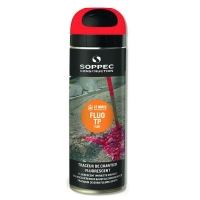 SOPPEC - Traceur de chantier fluo tp - rouge - 500 ml | PROLIANS