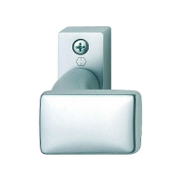 HOPPE - Bouton central de porte 52g/22prof aluminium | PROLIANS