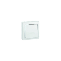 LEGRAND - Poussoir 6a appareillage saillie complet - blanc | PROLIANS