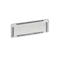 DECAYEUX - Porte-nom en applique - 100 x 25 mm - transparent | PROLIANS