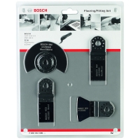 BOSCH - Set 4 lames oscillantes/plongeantes menuisier 2608661696 | PROLIANS