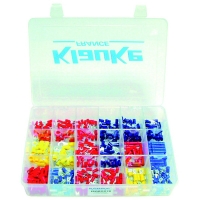 KLAUKE - Coffret d'assortiment de cosses à sertir isolées isobox18 - 415 cosses | PROLIANS