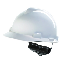 MSA - Casque de protection v-gard+fas trac - blanc | PROLIANS