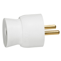 LEGRAND - Fiche plastique 2p+t - 16a - blanc | PROLIANS