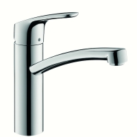 HANSGROHE - Mitigeur d'évier focus eco - finition : chromé - hauteur du bec : 155 mm - longueur du bec : 221 mm | PROLIANS