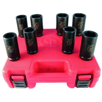 CHICAGO PNEUMATIC - Coffret de douilles et accessoires ss618 3/4pdr 8pcs met imp set | PROLIANS