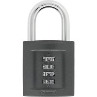 ABUS - Cadenas à combinaison 158/50 zamak - largeur du coffre : 51 mm - diamètre de l'anse : 8 mm - hauteur de l'anse : 32 mm | PROLIANS