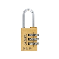 ABUS - Cadenas à combinaison 165/20c d laiton - largeur du coffre : 23 mm - diamètre de l'anse : 3 mm - hauteur de l'anse : 22 mm | PROLIANS