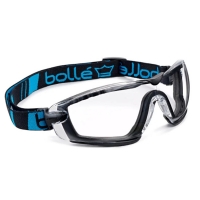 BOLLE SAFETY - Lunettes-masques hybride cobra tressé nylon/mousse pc inc - incolore - noir | PROLIANS