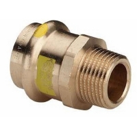 VIEGA - Pièce de transition bronze à sertir 2611 - 3/4" - 22 mm | PROLIANS