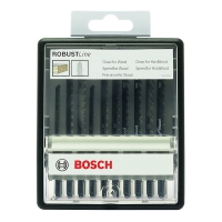 BOSCH - Coffret de 10 lames de scie sauteuse wood expert robust line 2607010540 | PROLIANS