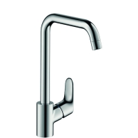 HANSGROHE - Mitigeur d'évier focus bec haut - finition : chromé - hauteur du bec : 338 mm - longueur du bec : 204 mm | PROLIANS