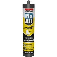 SOUDAL - Mastic polymère fix all turbo - 290 ml - blanc | PROLIANS