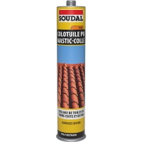 SOUDAL - Mastic polyuréthane pour tuiles colotuile - 300 ml - terre cuite | PROLIANS