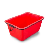 PLASTI-BAC - Bac à mortier 200l premium avec anse 1000x700x465 rouge | PROLIANS