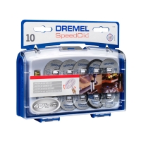 DREMEL - Accessoire pour outil électroportatif - coffret de 10 meules à tronçonner ez speedclic | PROLIANS