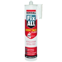 SOUDAL - Mastic polymère fix all high tack clear - 290 ml - translucide | PROLIANS