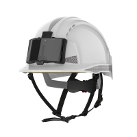 JSP - Casque evolite® ventilé avec porte-badge - blanc | PROLIANS