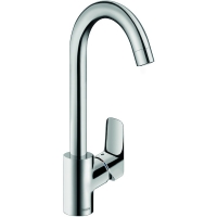 HANSGROHE - Mitigeur d'évier logis 260 - finition : chromé - hauteur du bec : 332 mm - longueur du bec : 145 mm | PROLIANS