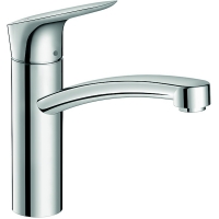 HANSGROHE - Mitigeur d'évier logis 160 eco c3 - finition : chromé - hauteur du bec : 155 mm - longueur du bec : 220 mm | PROLIANS