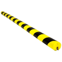 NOVAP - Cornière de protection ronde - diamètre : 4 cm - longueur : 1 m - coloris : jaune/noir | PROLIANS