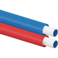 UPONOR - Tube uni pipe plus pré-gaine 16x2,0 25/20 rouge 75m | PROLIANS