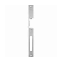 EFF EFF - Têtière pour gâche électrique encastrée 53a hz profix 2 plate - 158 mm - réversible - inox | PROLIANS